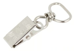 Karabińczyk metalowy żabka